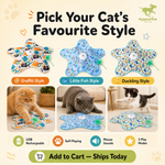 Hide and Seek Interactive Cat Toys, Moving Concealed Wand Feather, Automatic Chargeable Indoor Kitten Exercise Kicker